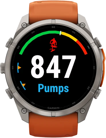 fēnix 9: XL Pumps screen